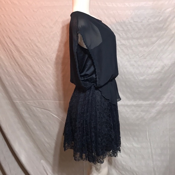 Nico La Little Black Sun Dress Lace Layered Short - Picture 3 of 8